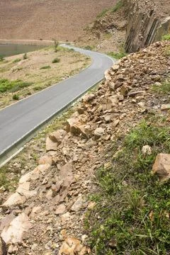 Mountain road Stock Photos