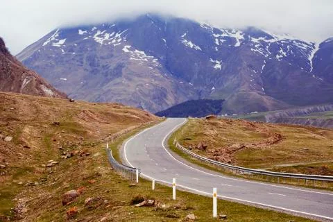 Mountain road Stock Photos