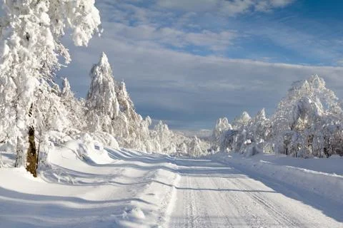 Mountain road Stock Photos