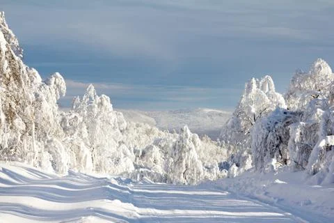 Mountain road Foto stock