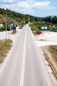 Mountain road Stock Photos