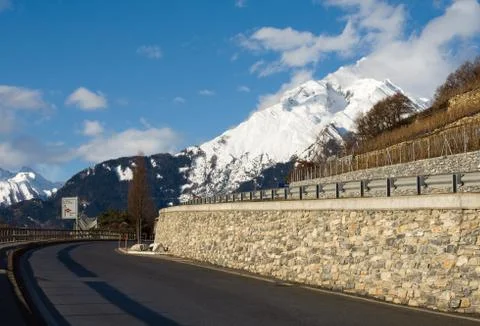 Mountain Road Stock Photos