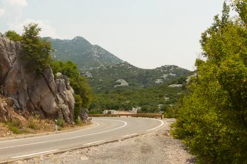 Mountain road Stock Photos