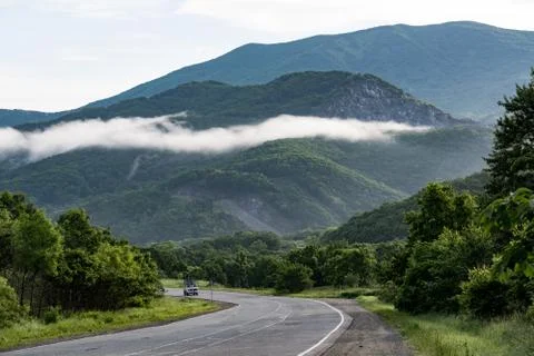Mountain road Stock Photos
