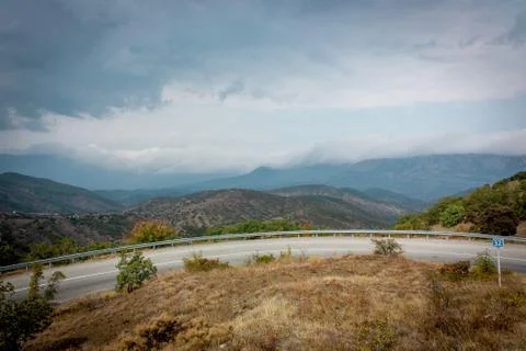Mountain road Stock Photos