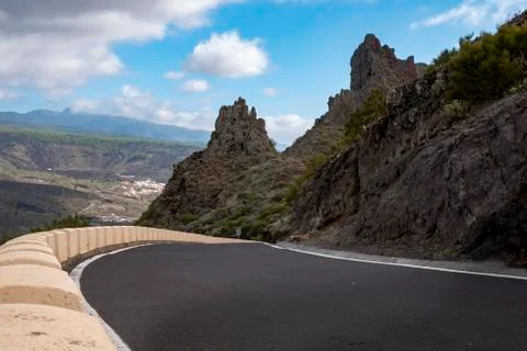 Mountain road Stock Photos