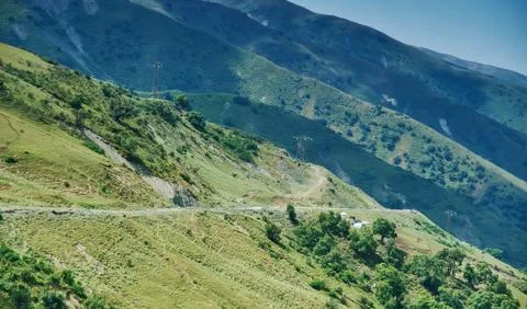 Mountain road Stock Photos