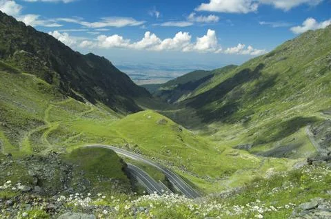 Mountain road Foto stock