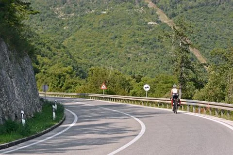On a mountain road. Фото