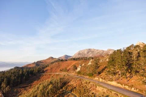 Mountain road. Stock Photos