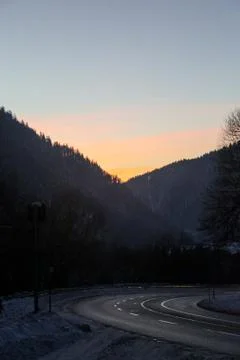 Mountain road Stock Photos