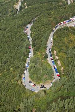 Mountain road Stock Photos