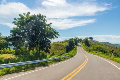 Mountain road Stock Photos