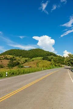 Mountain road Stock Photos