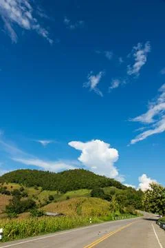 Mountain road Stock Photos
