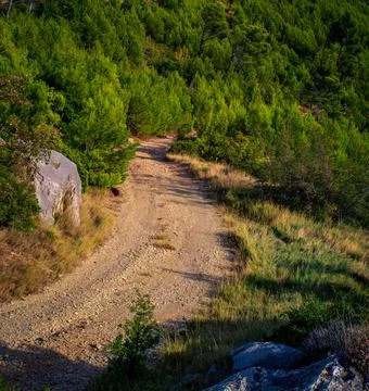 Mountain road Stock Photos