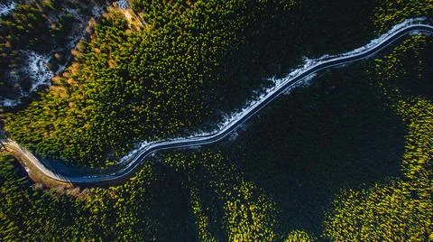 Mountain Road Stock Photos
