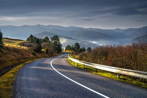 Mountain road Stock Photos
