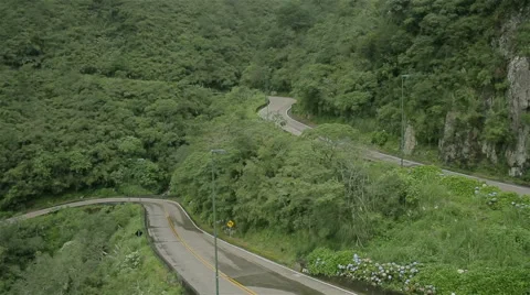 Mountain Road of the Serra do Rio do Rastro 스톡 동영상 51754811
