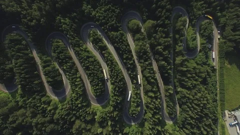 The Mountain Road in the Summer Vídeos de archivo 82335194