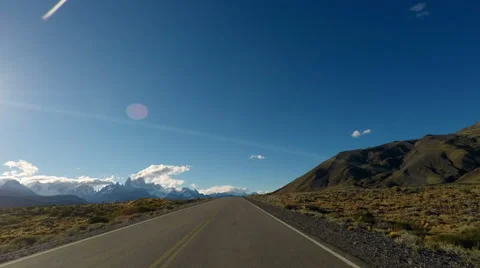 Mountain Road Time Lapse 4K Video stock 50000373