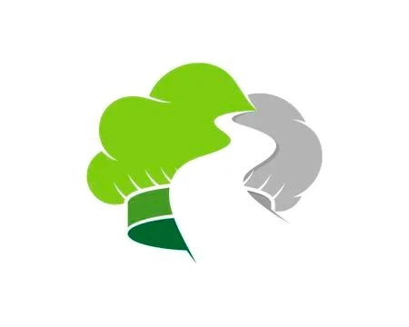 Mountain road way in the circle logo Stock-Illustration