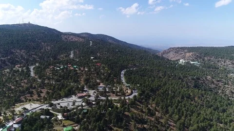 Mountain roads and side view Stock Footage 78561105