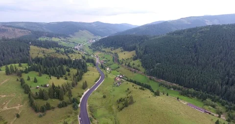 Mountain Roads Stock Footage 97973209