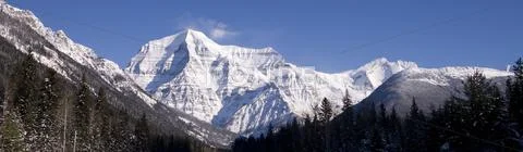 Mountain robson Stock Photos