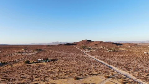 Mountain Rock Desert Landscape Town Stock Footage 121707201