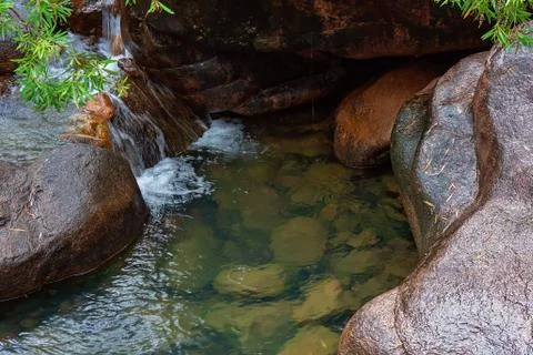A Mountain Rock Pool Stock Photos