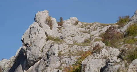 Mountain rocks, autumn 스톡 동영상 231805436