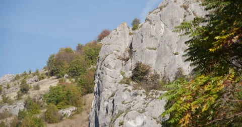 Mountain Rocks in the Autumn Stock Footage 231805515