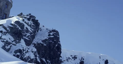 Mountain rocks. Overcast. Tatra mountains in Poland. Stock Footage 147646445