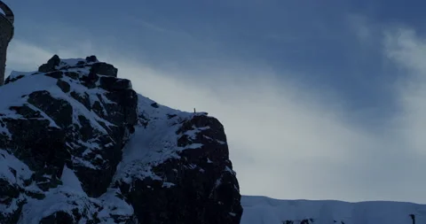 Mountain rocks. Overcast. Tatra mountains in Poland. Stock Footage 147647401