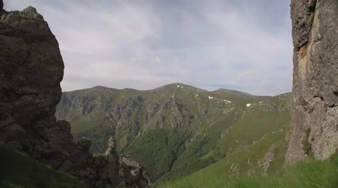 Mountain Rocks View 4K Stock Footage 64220389