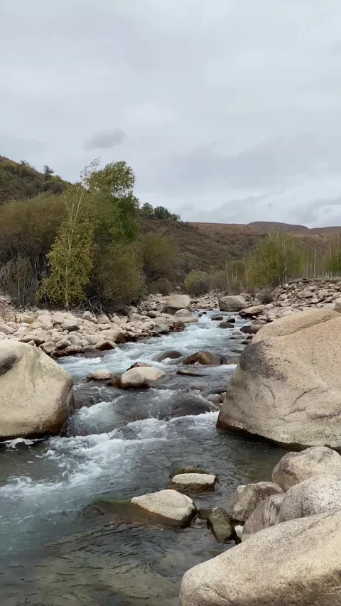 Mountain rocky river Stock Footage 251920223