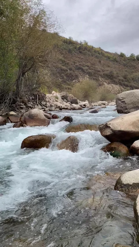 Mountain rocky river Stock Footage 251920224