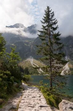 Mountain route Stock Photos