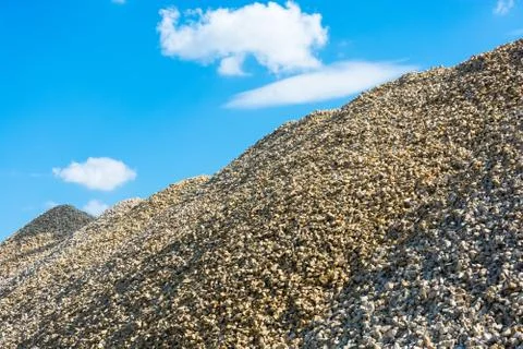 Mountain of rubble. Stock Photos