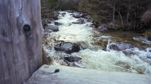 A mountain rushing stream. Dolina Zeleneho plesa, Tatra mountains Video stock 109390730
