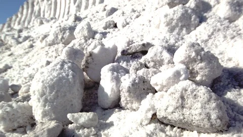 Mountain of salt Video stock 94846939