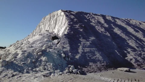 Mountain of salt Video stock 94848445