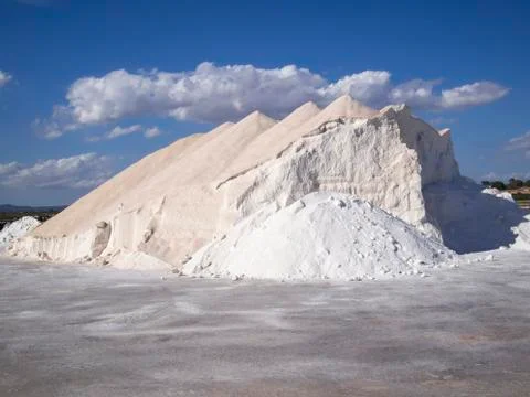 Mountain of salt Stock-Fotos