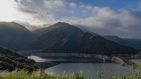 Mountain Scape Time Lapse 5 Stock Footage 107434391