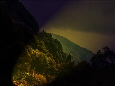 Mountain scene Stock Photos