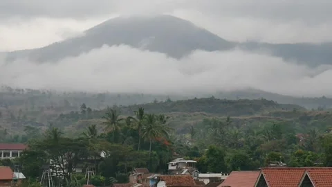 Mountain scenery in Bogor, West Java Stock Footage 265551021