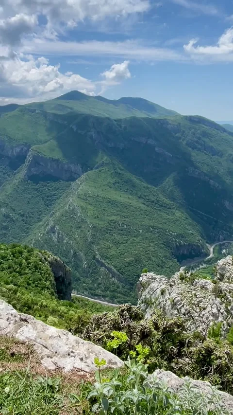 Mountain Scenery in Montenegro Stock Footage 317345617