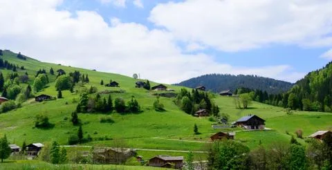 Mountain scenery Stock Photos