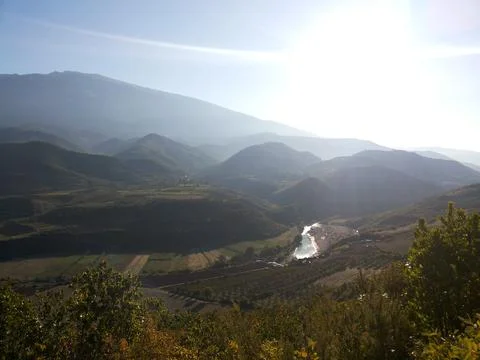 Mountain scenery Stock Photos